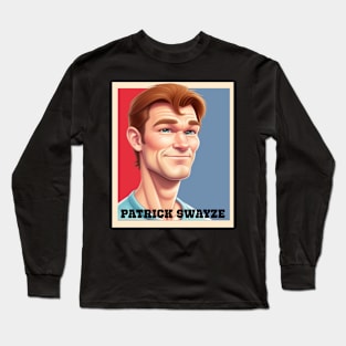 2D Patrick Swayze Long Sleeve T-Shirt